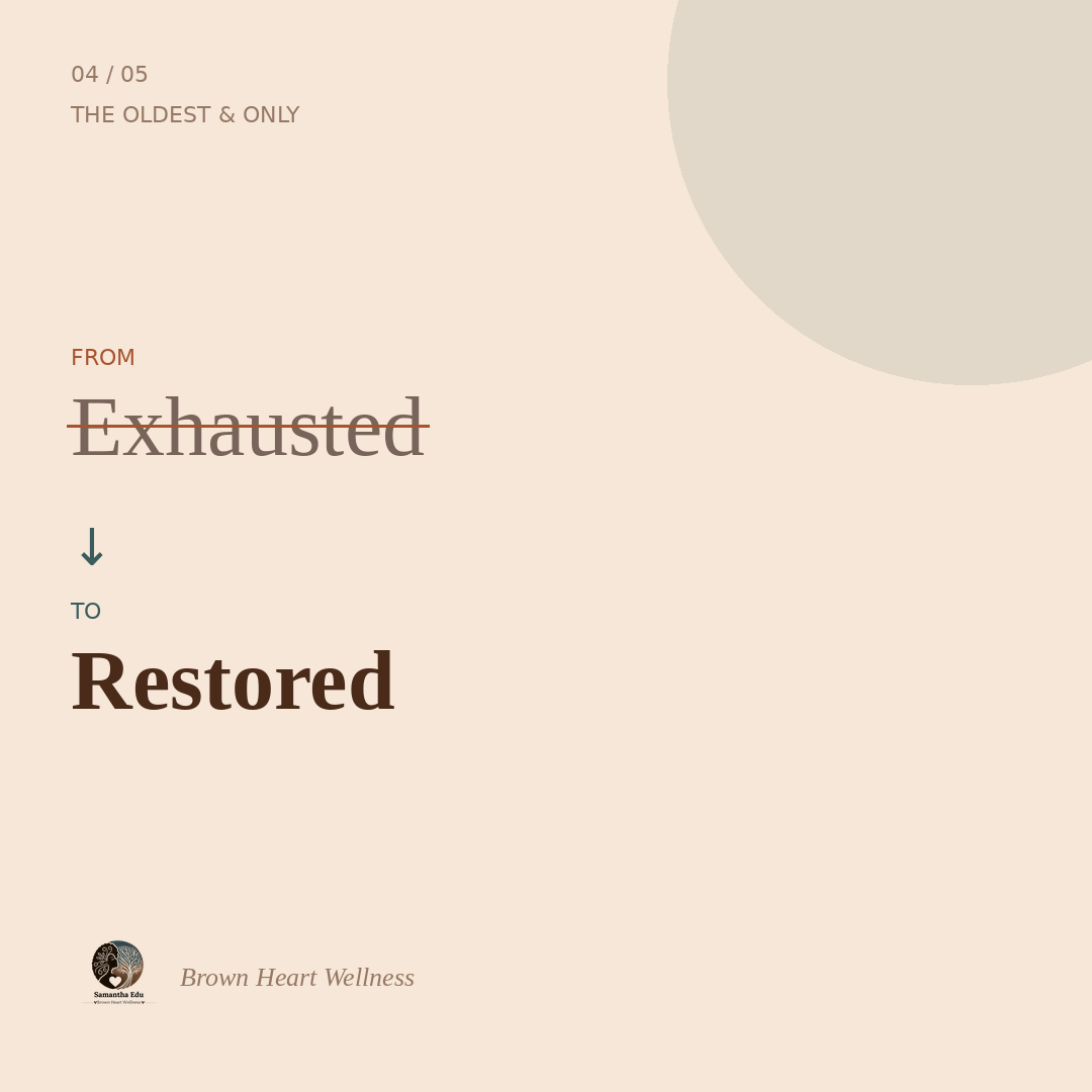 From Exhausted to Restored