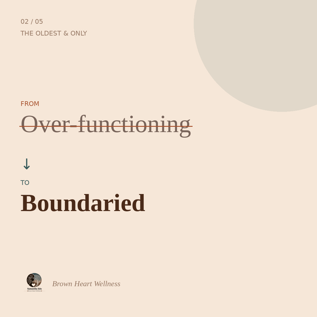 From Over-functioning to Boundaried